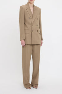 Double Breasted Mens Jacket - Sandstorm