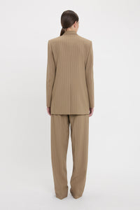 Double Breasted Mens Jacket - Sandstorm