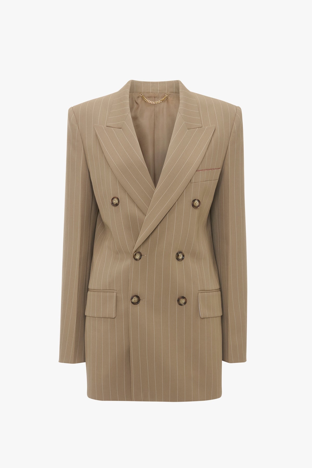 Double Breasted Mens Jacket - Sandstorm
