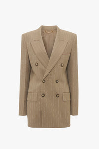 Double Breasted Mens Jacket - Sandstorm