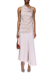 Ruche Detail Sleeveless Top - Heather