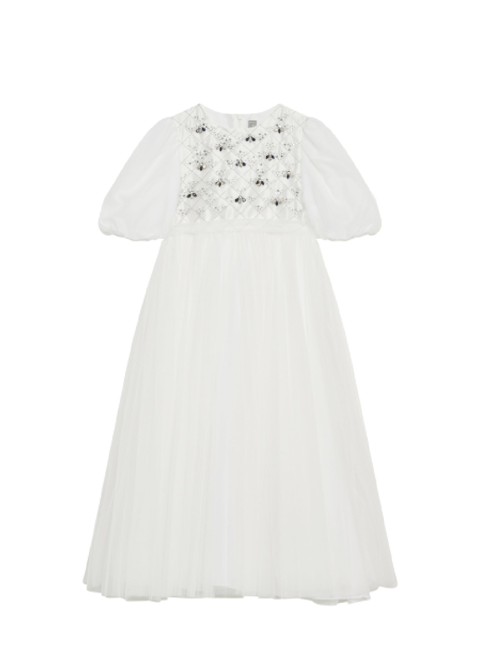 Robe en tulle - Latte