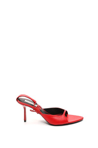 75Mm Bare Sandal - Red