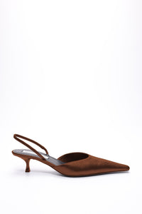 Sloane Halter Back 45 - Dark Tan