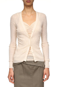 Cardigan - Pale Rose