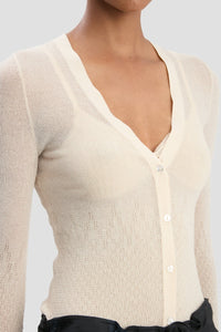 Cardigan - Pale Rose