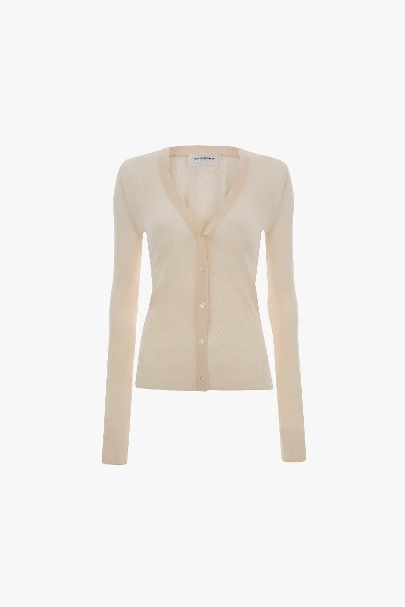 Cardigan - Pale Rose