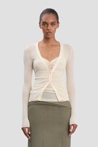 Cardigan - Pale Rose