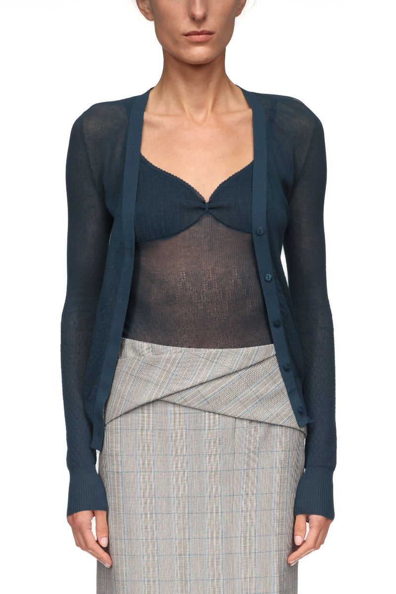 Cardigan - Teal