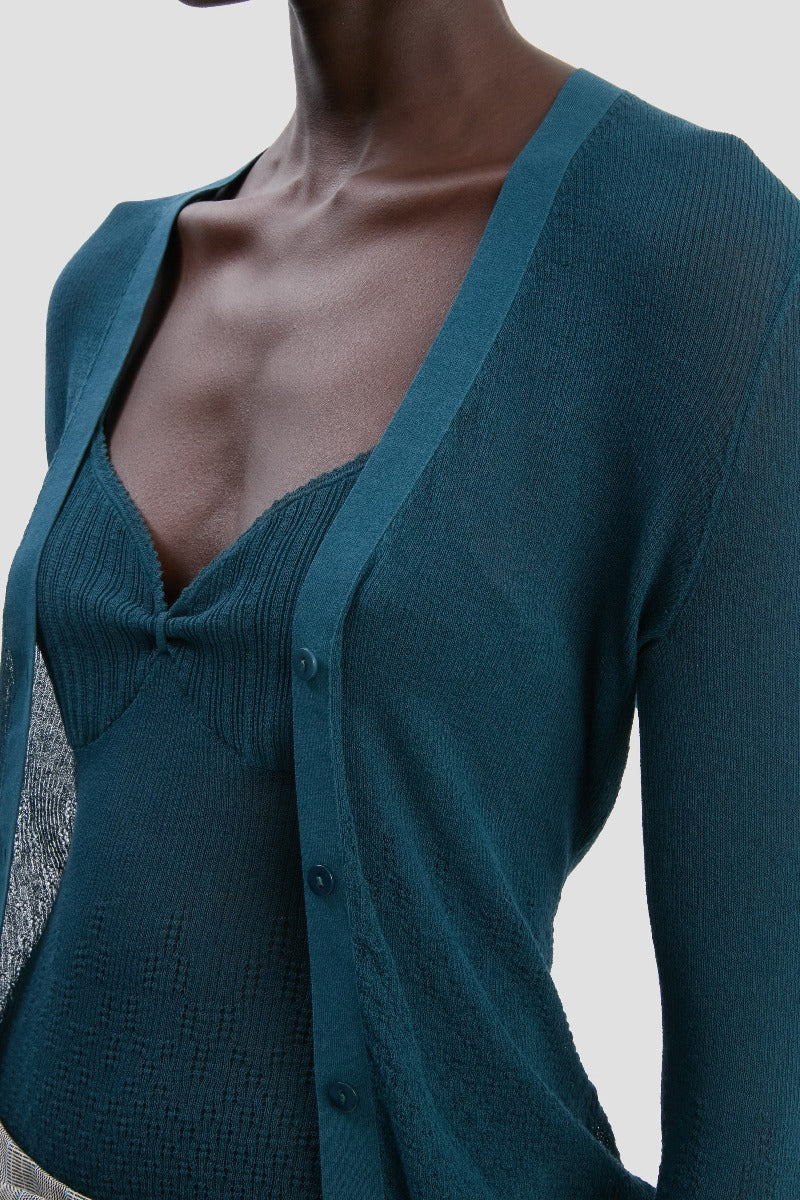 Cardigan - Teal