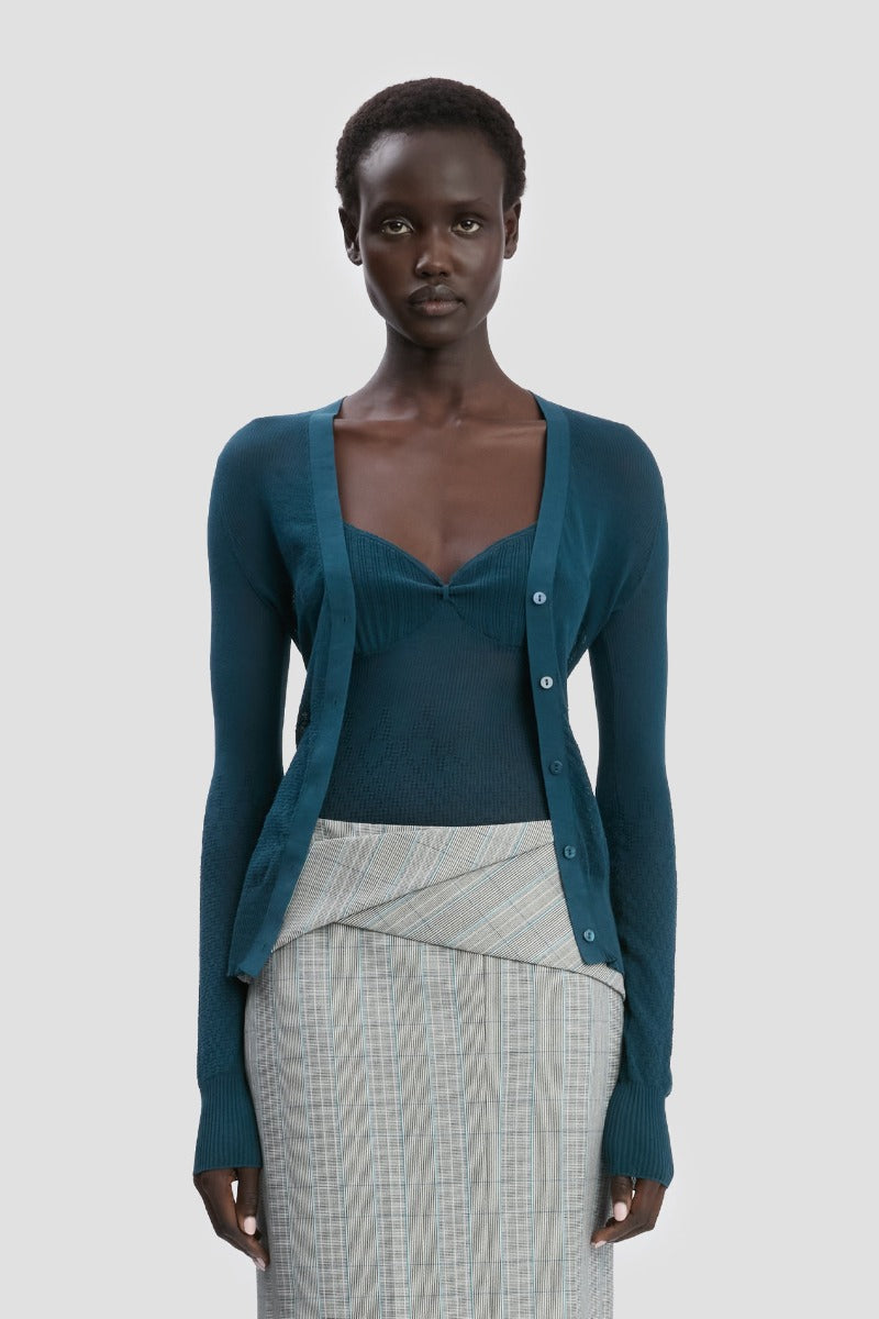Cardigan - Teal