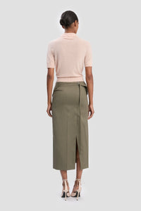 Polo Collar T-Shirt - Pale Rose