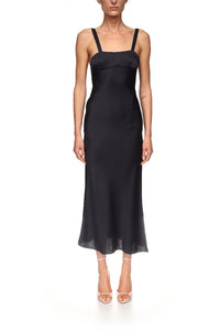 Panelled Cami Dress - Navy
