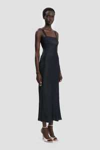 Panelled Cami Dress - Navy