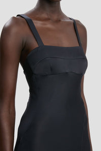 Panelled Cami Dress - Navy