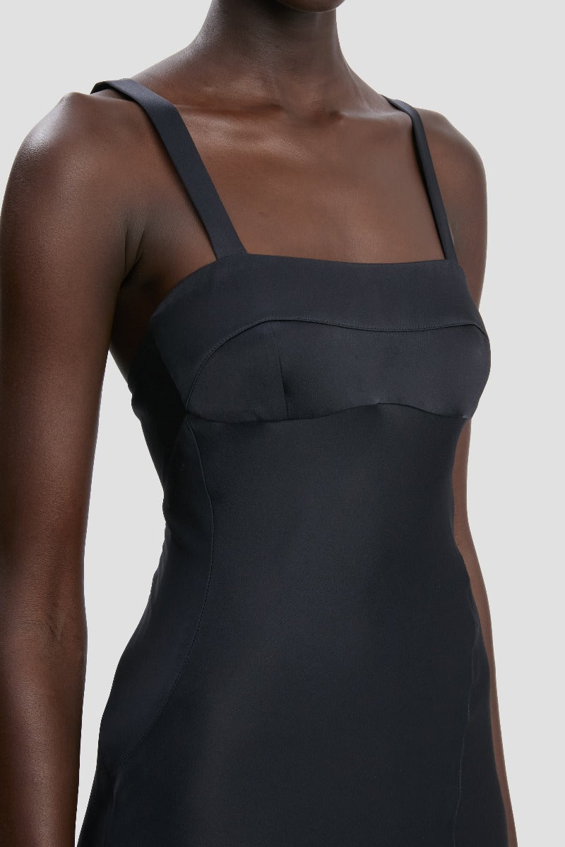 Panelled Cami Dress - Navy