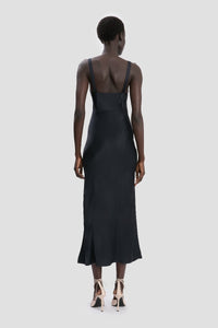 Panelled Cami Dress - Navy