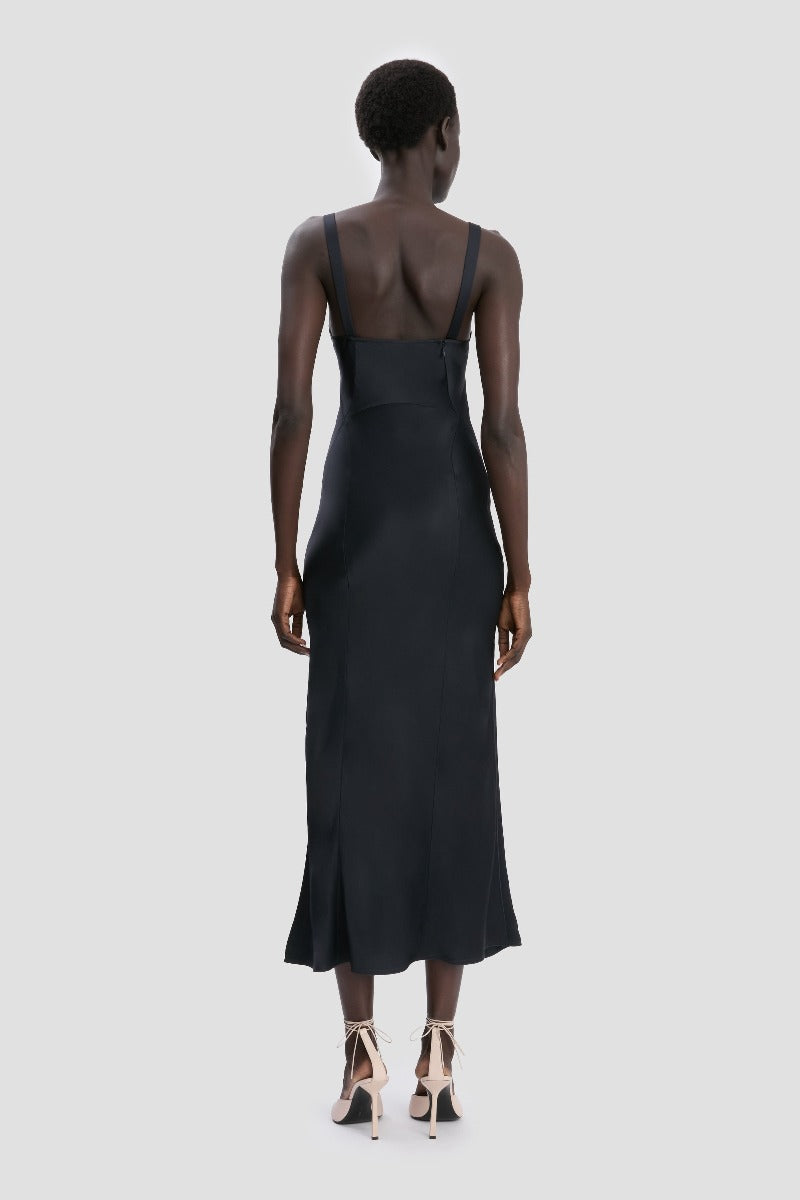 Panelled Cami Dress - Navy