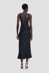Panelled Cami Dress - Navy