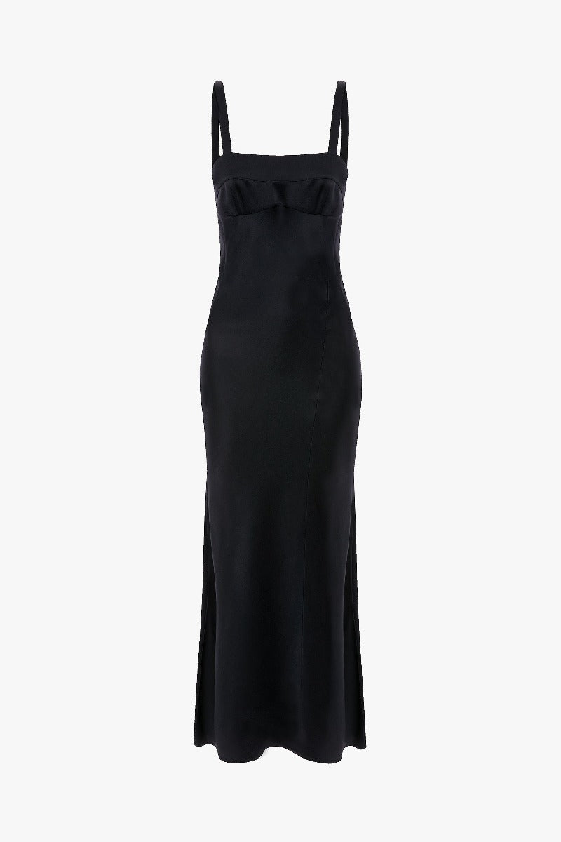 Panelled Cami Dress - Navy