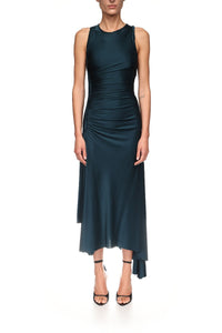 Sylvie Midi Dress - Dark Teal