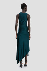 Sylvie Midi Dress - Dark Teal