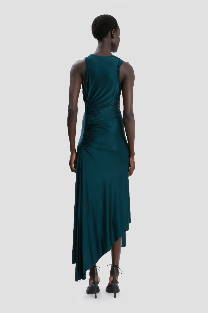 Sylvie Midi Dress - Dark Teal