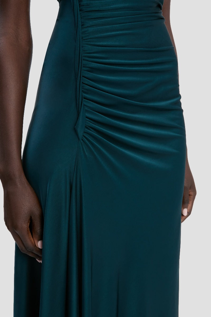 Sylvie Midi Dress - Dark Teal