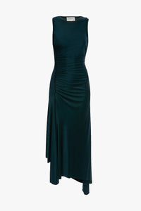 Sylvie Midi Dress - Dark Teal