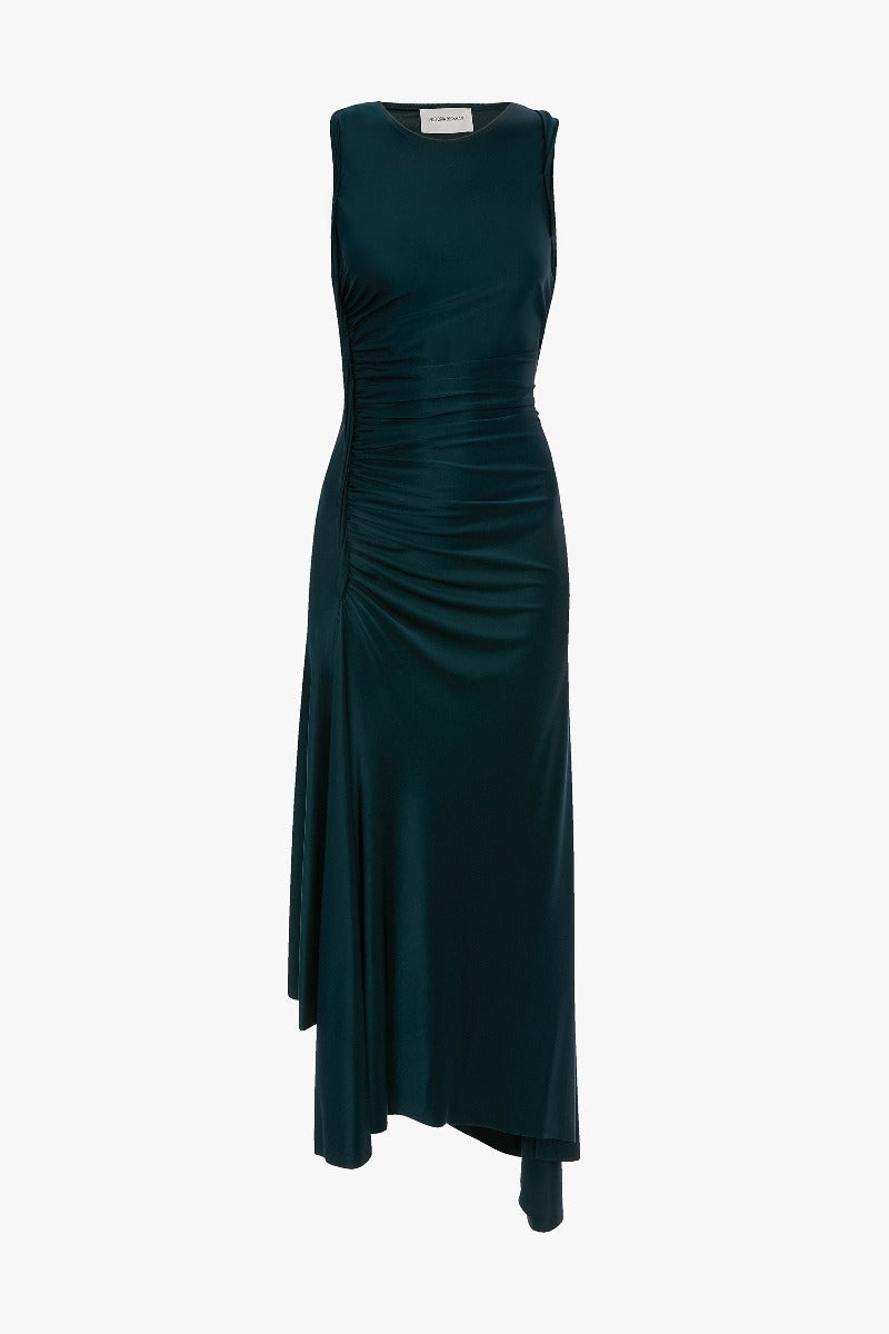 Sylvie Midi Dress - Dark Teal
