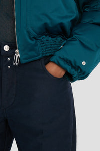 Padded Bomber Jacket - Dark Teal