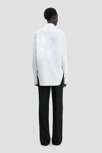 Pin Tuck Detail Shirt - White