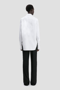 Pin Tuck Detail Shirt - White