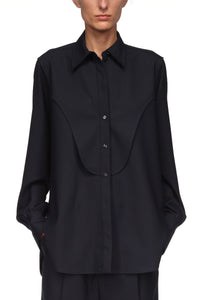 Yoke Detail Blouse - Midnight