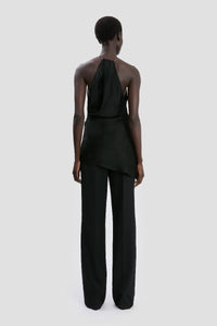 Chain Detail Cami Top - Black