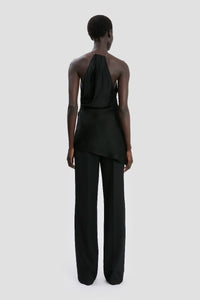 Chain Detail Cami Top - Black