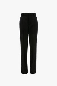 Straight Leg Tailored Trouser - Black