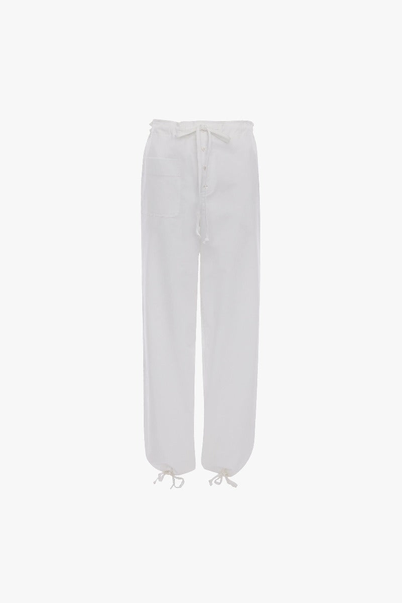 Cargo Trouser - White