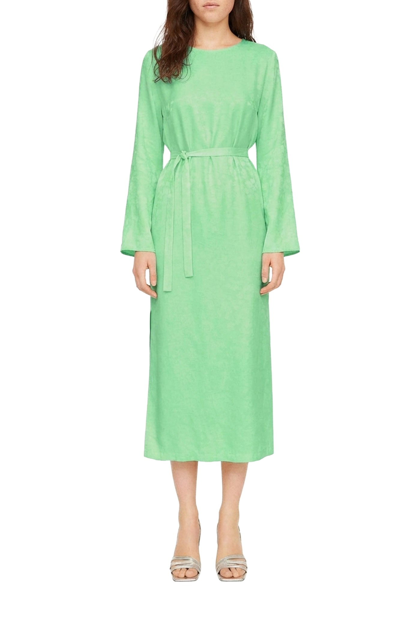Hugo print midi dress - Pistachio