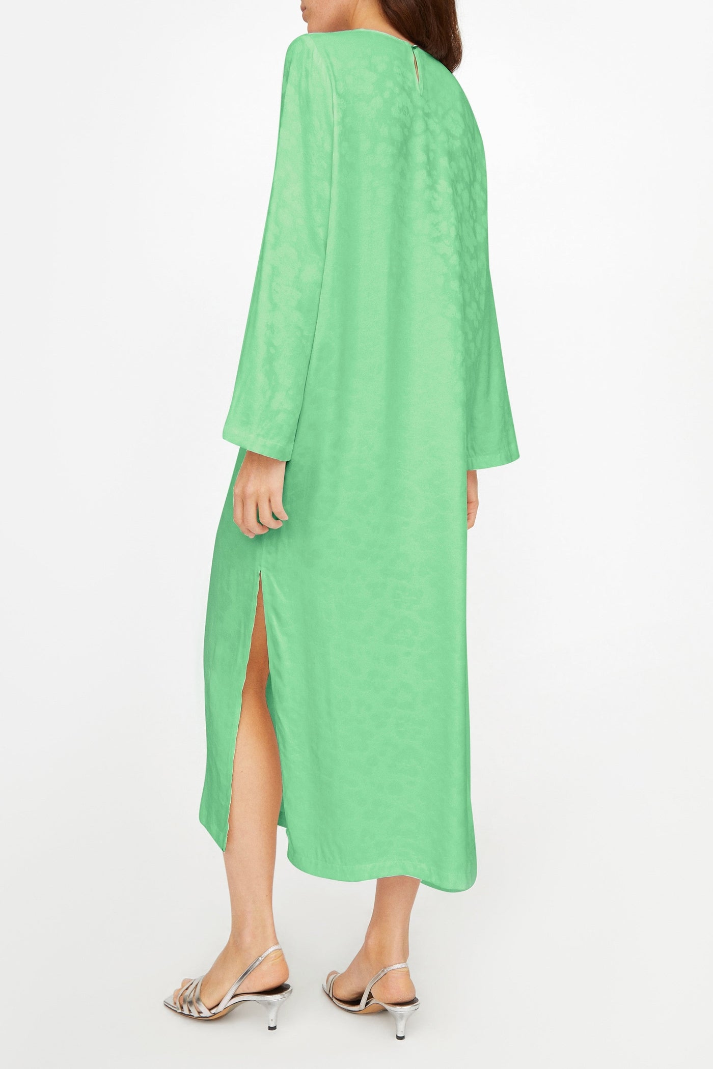 Hugo print midi dress - Pistachio