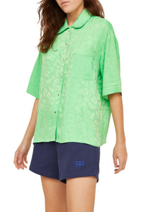Blouse Tony à imprimé - Pistache