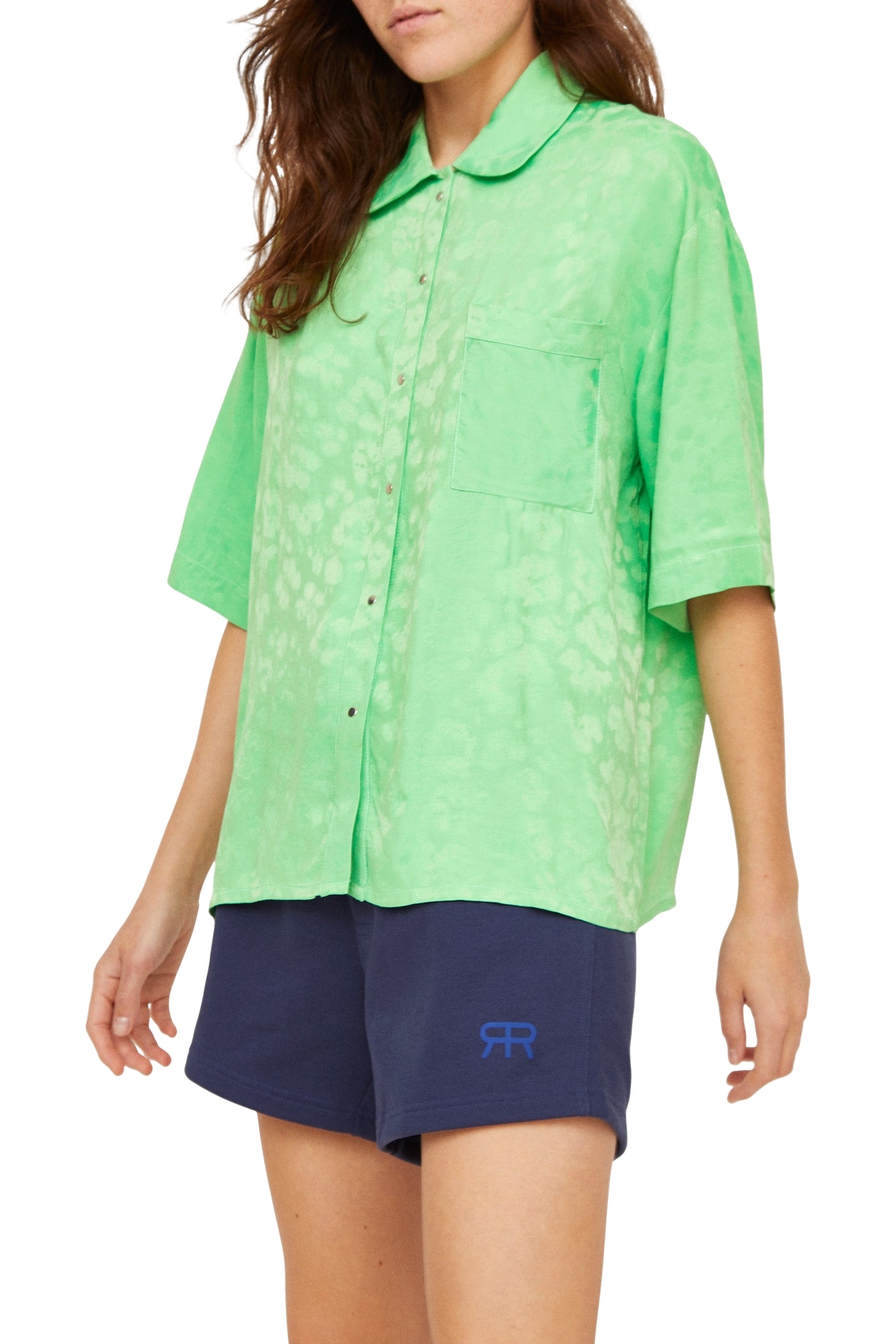 Blouse Tony à imprimé - Pistache