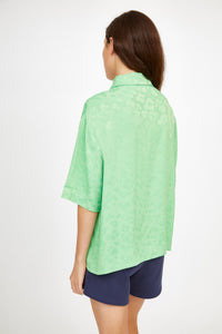 Blouse Tony à imprimé - Pistache