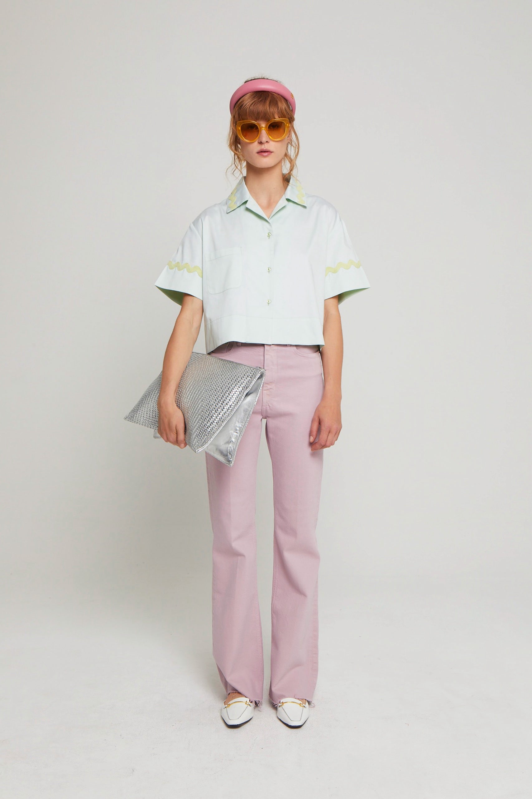 1_79€_WARNING_PINK SHIRT GIRLETTE - Pink