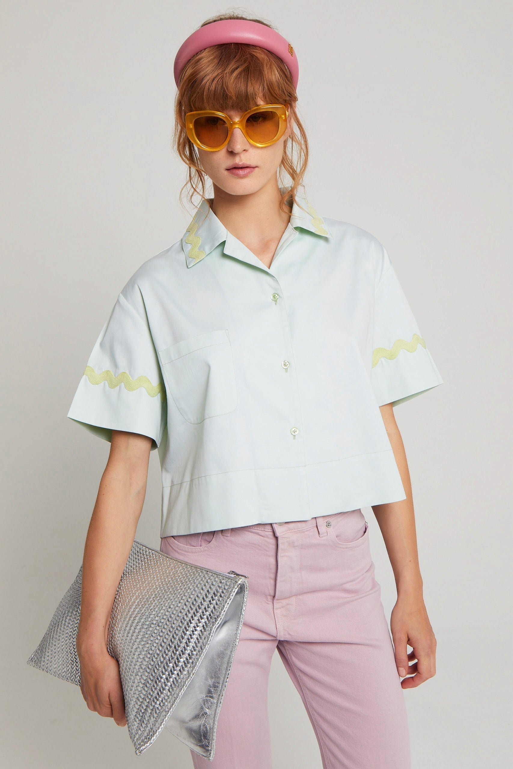 1_79€_WARNING_PINK SHIRT GIRLETTE - Pink