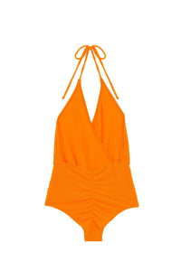 Maillot de bain Falcon à effet gauffré - Mandarine