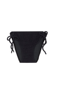 Bas de maillot Wood à effet gauffré - Noir
