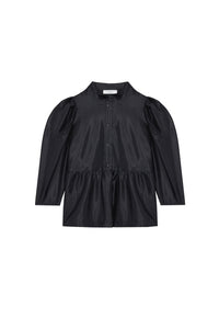 Blouse Away à effet laqué - Marine