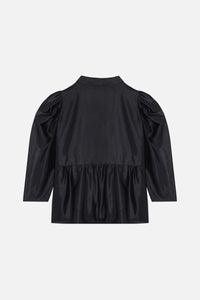 Blouse Away à effet laqué - Marine
