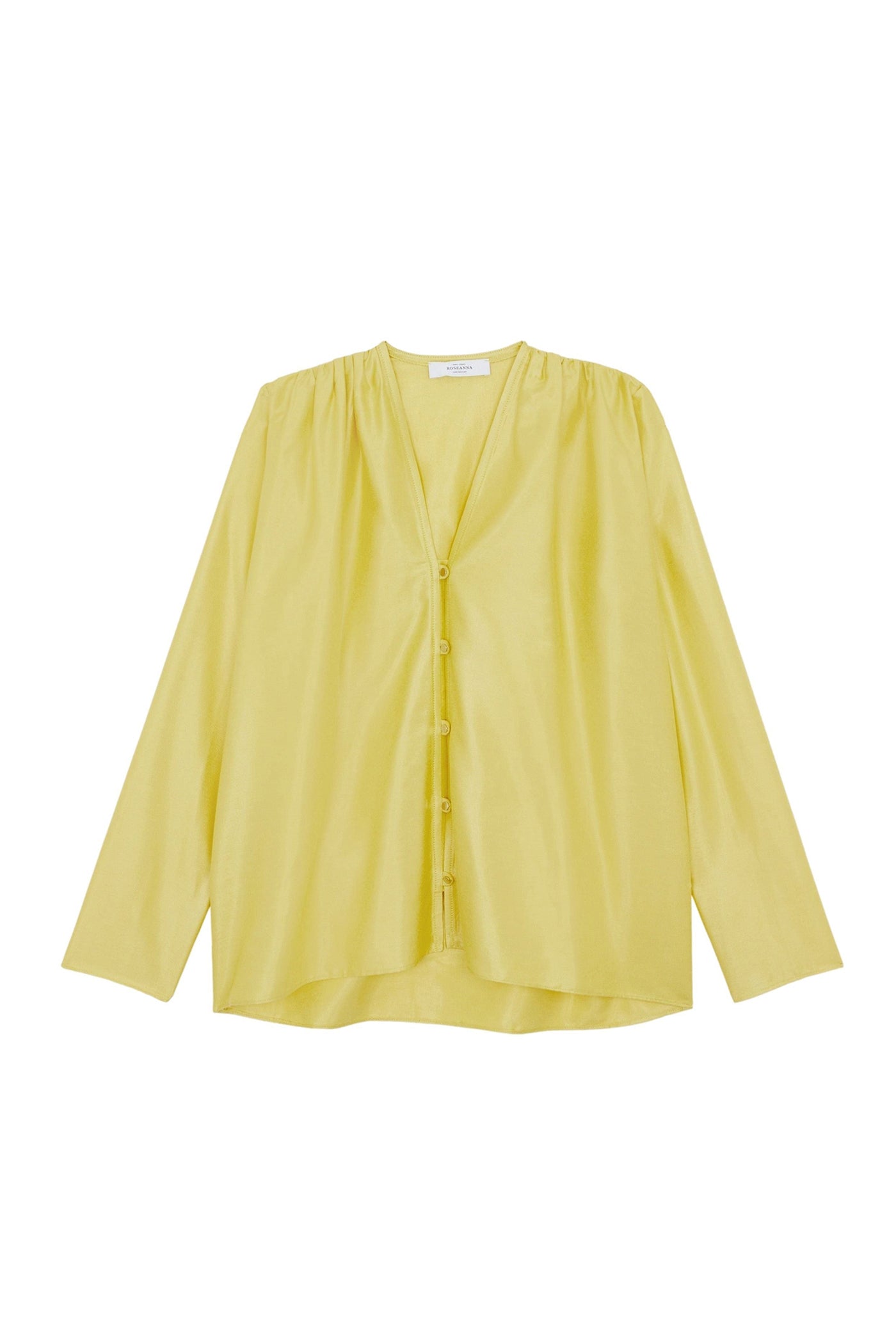Blouse Doris à effet laqué - Or